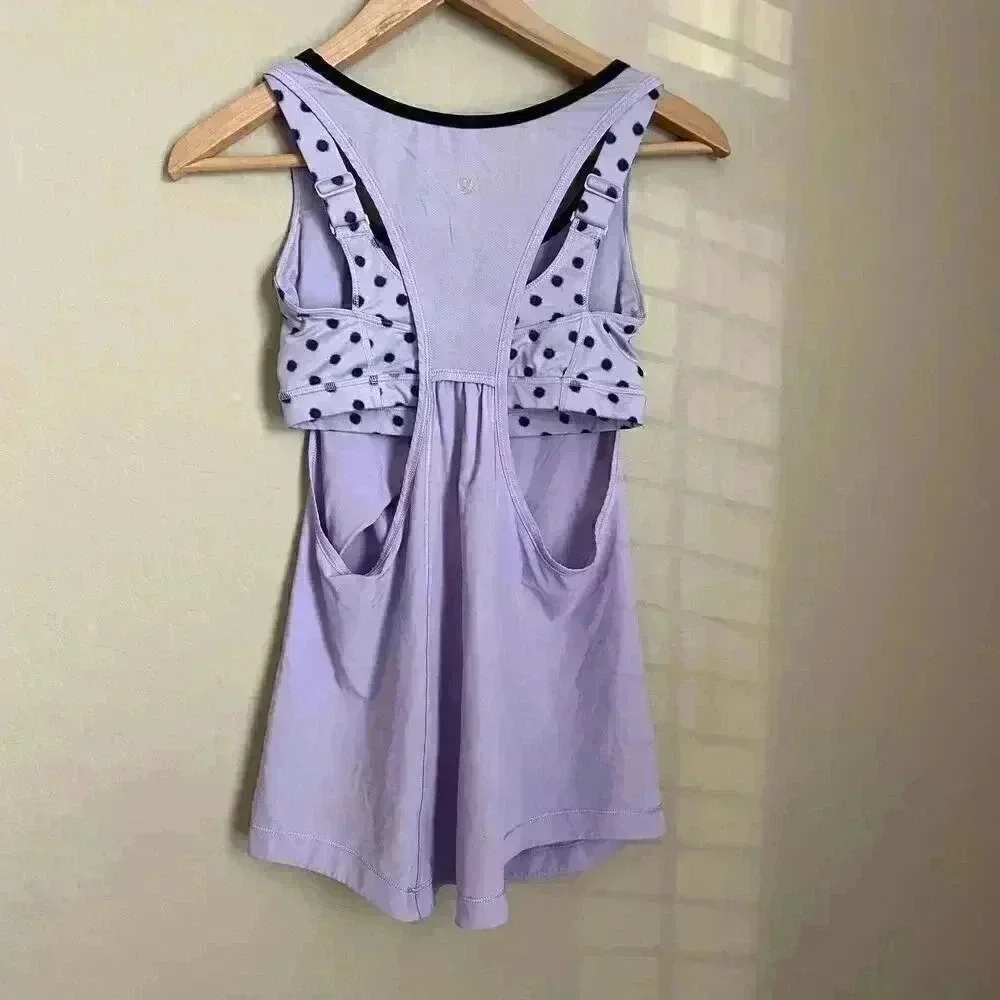 Lululemon‎ Run For Your Money Lilac Tank Size 4